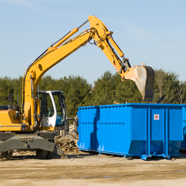 how many times can i have a residential dumpster rental emptied in Fayette